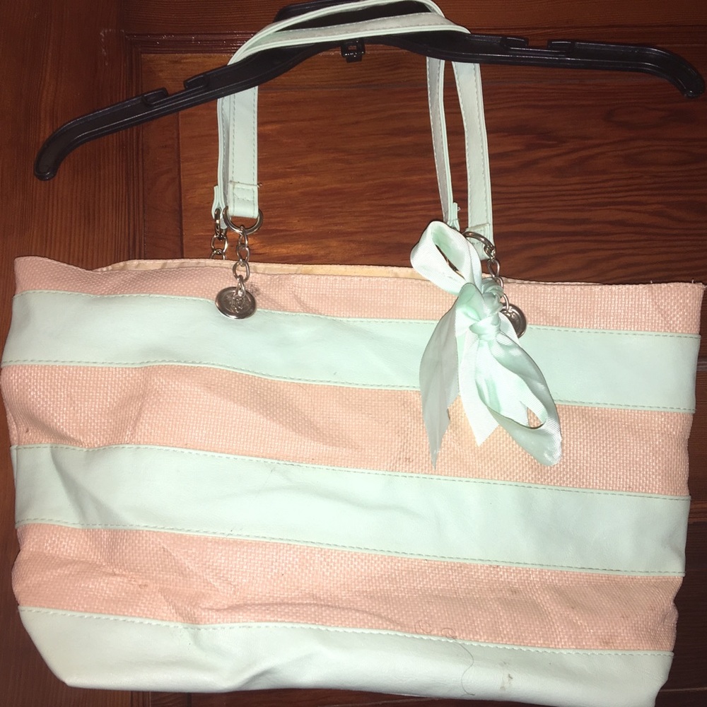 Minty Green Beach Bag